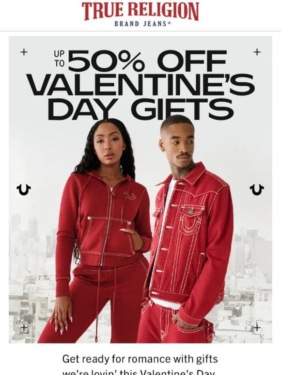 Vday gifts are HALF OFF