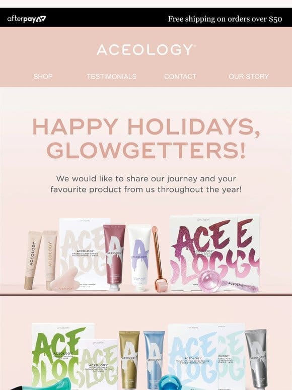 We love you， glowgetters!