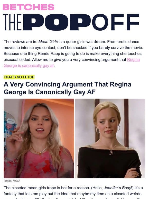 We must discuss Regina George