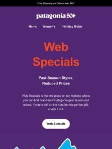 Web specials make great gifts