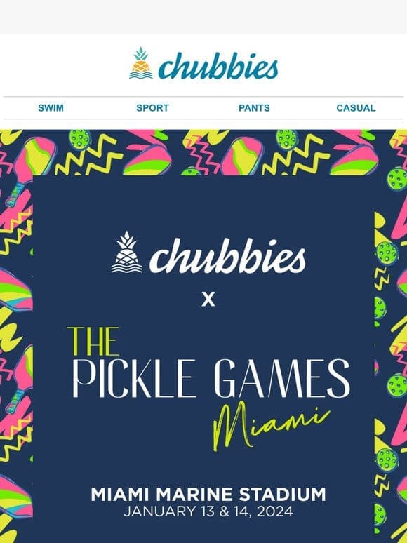 We’re sponsoring The Pickle Games Miami