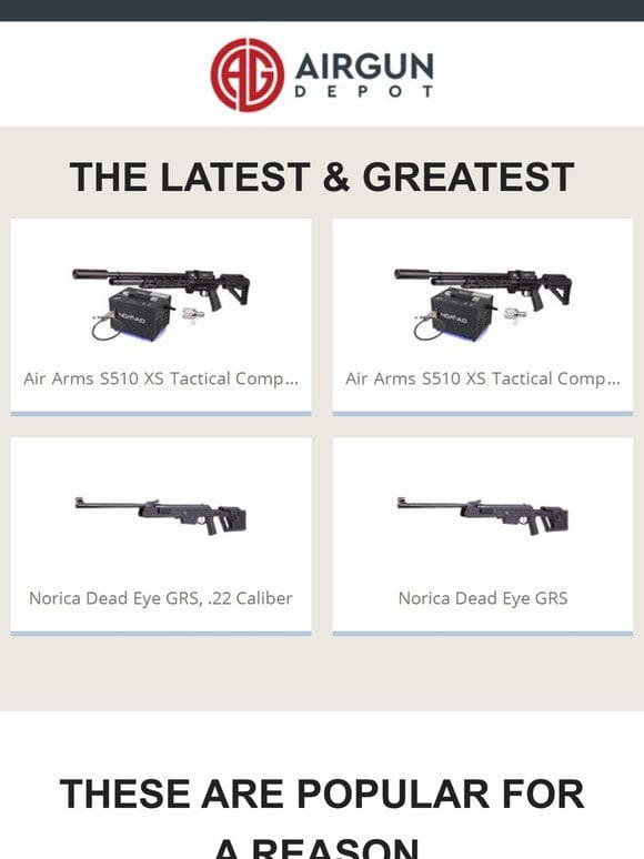 What is NEW at Airgun Depot?