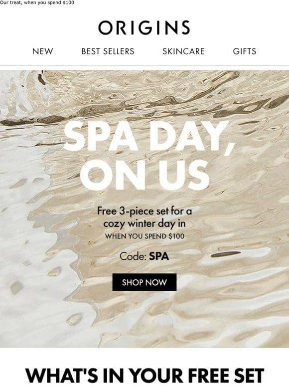 What’s Inside Your FREE Spa Set