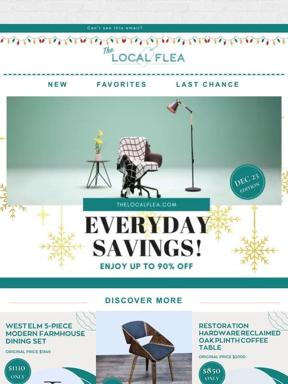 What’s New at The Local Flea? (Dec 23)
