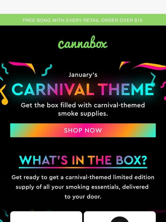 What’s in our NEW Carnival theme?