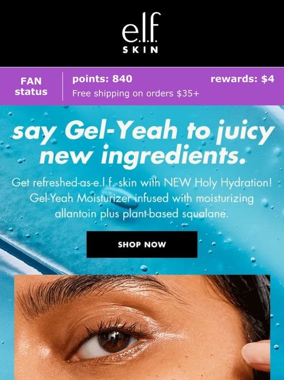 What’s in the new Gel-Yeah Moisturizer?