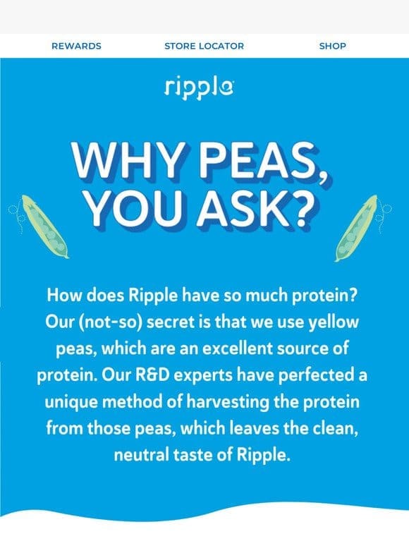 Why Peas?