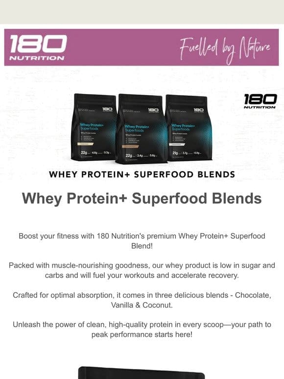 Why we love Whey Protein+ Superfood Blend