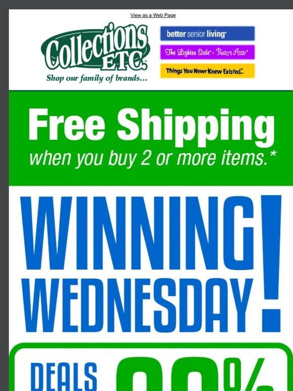 Winning Wednesday! (Deals Up To 60% OFF)