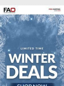 Winter Deals   Perfect for the Start of Winter!