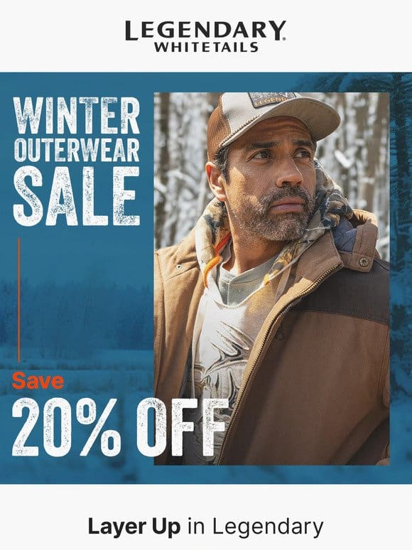 Winter Sale: 20% Off Outerwear