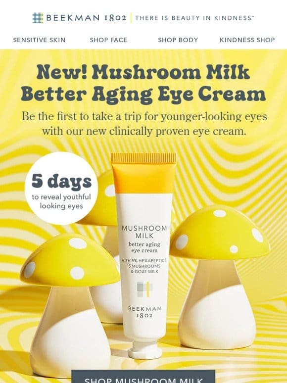 You Asked， We Answered. Mushroom Milk Is Here!