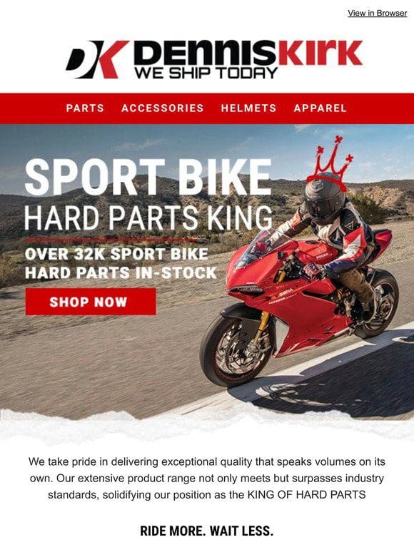 Your Hard Parts King is here with EVERYTHING YOU NEED FOR YOUR SPORTSTER!