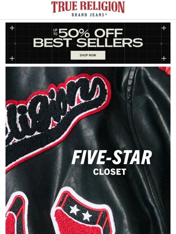 Your closet needs a 5-star upgrade ⭐