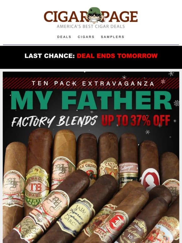 Yule love it: My Father tenskis 30+% off