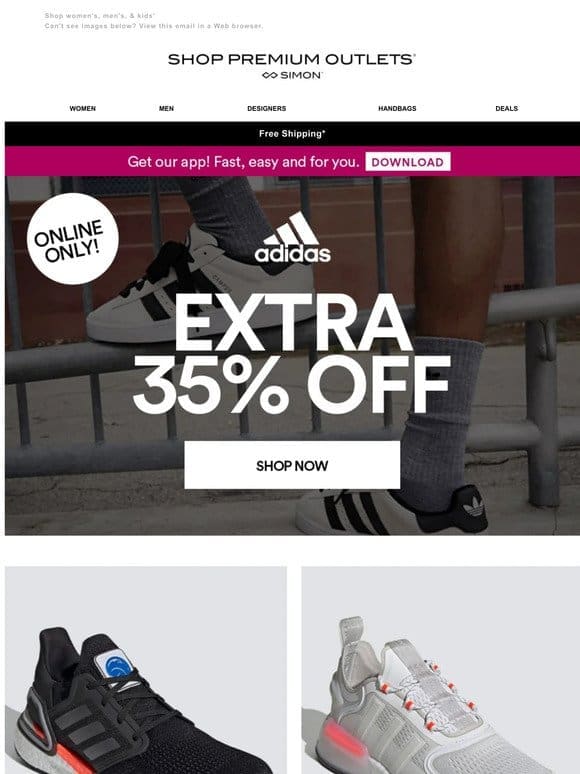 adidas Extra 35% Off