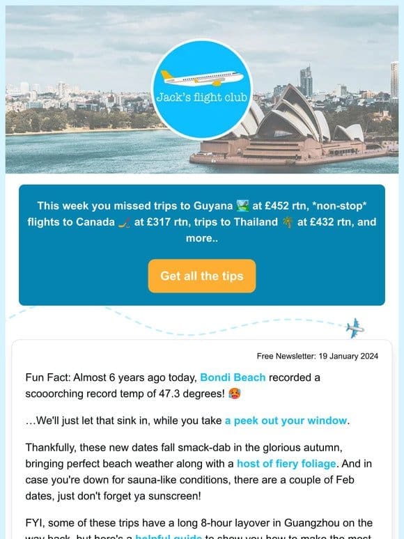 *free bag* Sydney in £610s-£620s return in February-June (China Southern)