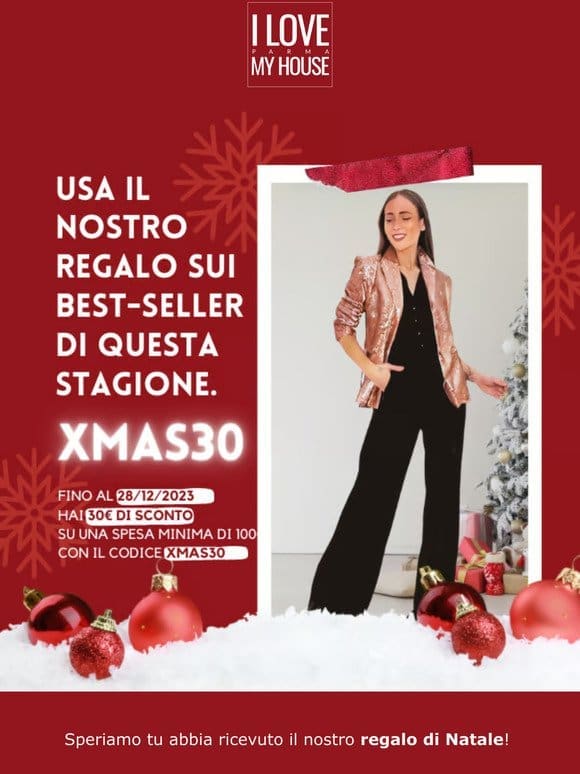 hai ricevuto il regalo di natale? usalo sui nostri bestseller