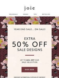 oh my! 50% off sale!
