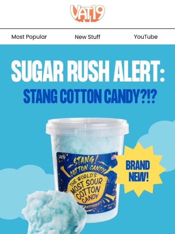 re: the world’s most SOUR cotton candy?