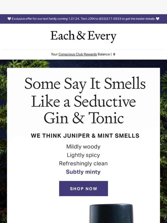 what does Juniper & Mint really smell like?