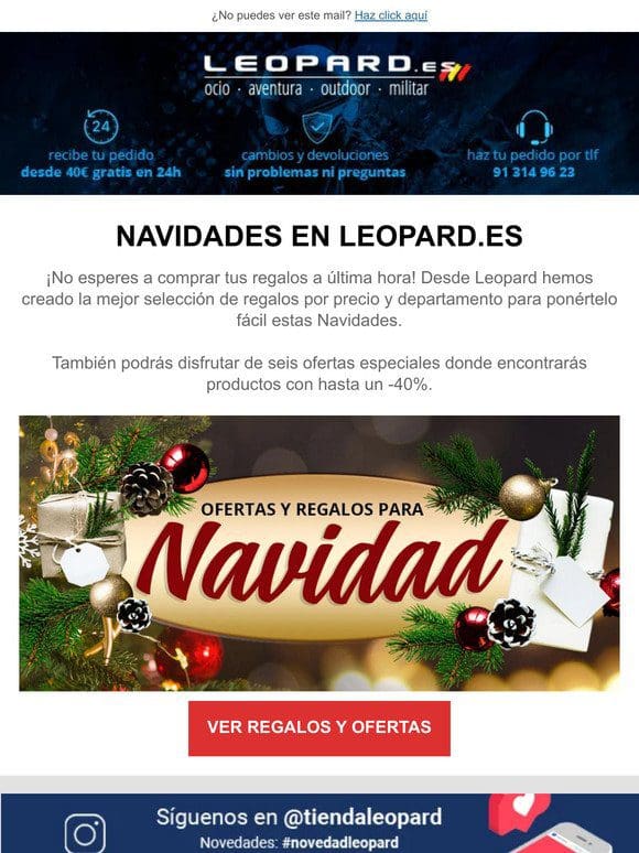 ¡No esperes a comprar tus regalos a última hora!