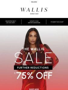 — SALE Just got better- Now Up to 75% Off