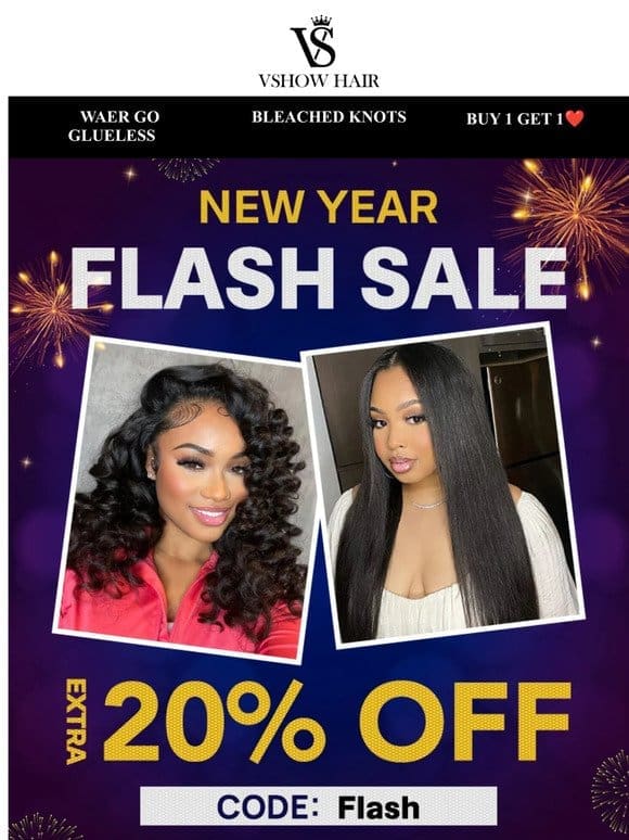 — Welcome 2024 with Flash Sale!