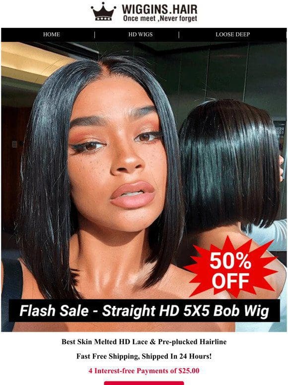 ⏰Flash Sale HD5x5Bob Free Fast Shipping，Only 15PCS