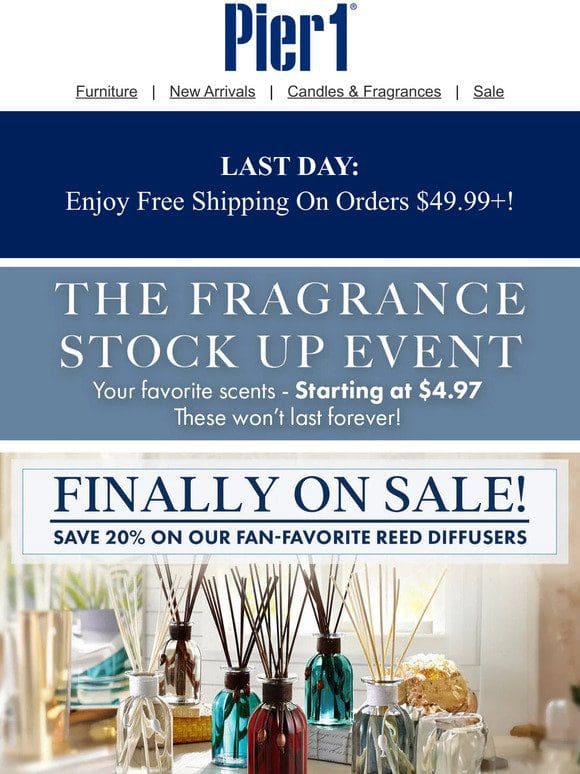 ⏳ From $4.97 + Free Shipping!* Final Hours for Fragrance Deals.