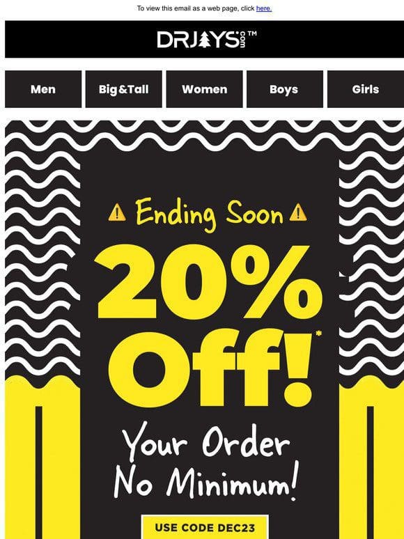 ⚠️ Ending Soon: 20% Off Your Order!