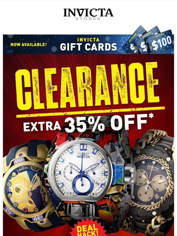 ⚠️Don’t Miss Out✋ EXTRA 35% OFF Clearance Watches ❗
