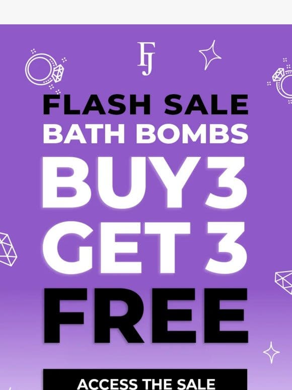 ⚡ Buy 3， Get 3 FREE Bath Bombs ⚡