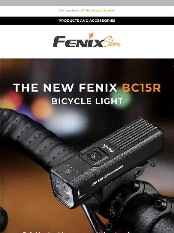 ⚡ NEW FENIX FLASHLIGHT ALERT