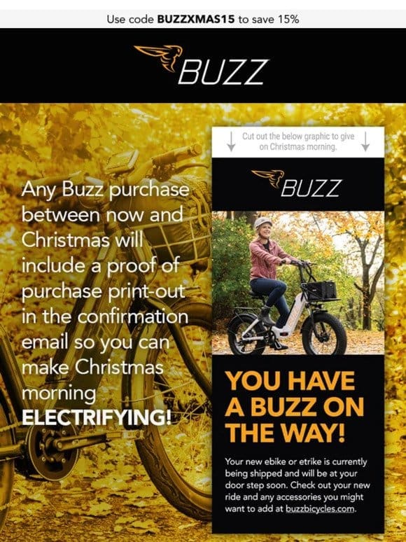 ⚡ Santa’s magic in your bike!