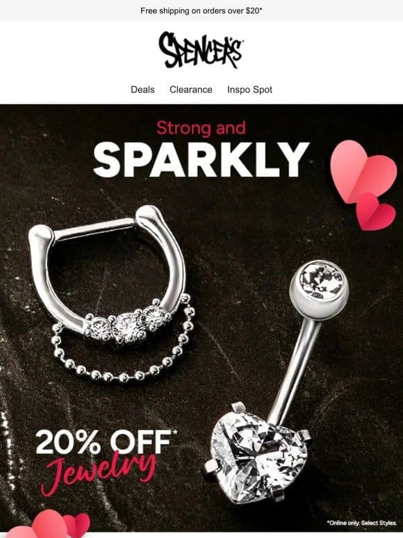 ✨ 20% off titanium body jewelry