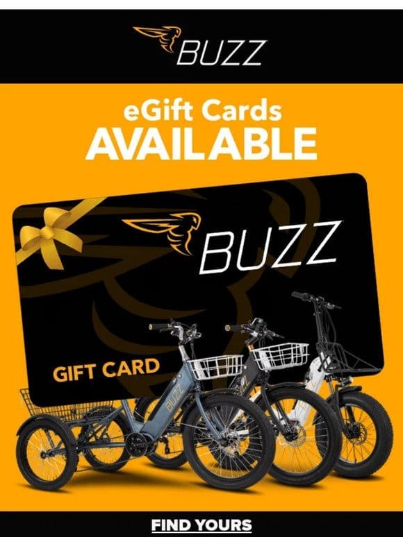 ✨ Gear Up with Buzz eGifts