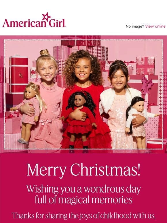 ✨  Merry Christmas from American Girl!  ✨