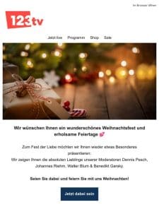 ✨ Wir wünschen schöne Weihnachten