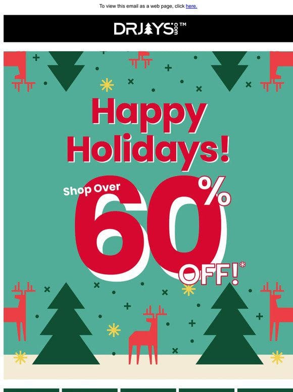 ❄️ Happy Holidays ❄️ Shop Over 60% Off