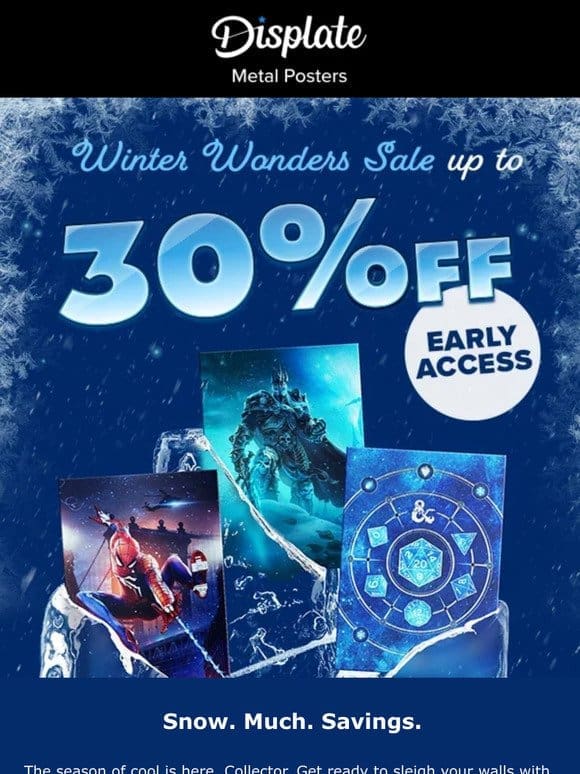 ❄️Early Access: get Winter Deals NOW! ❄️