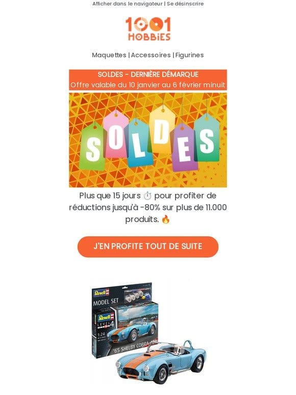 ❄️Soldes | Dernière démarque