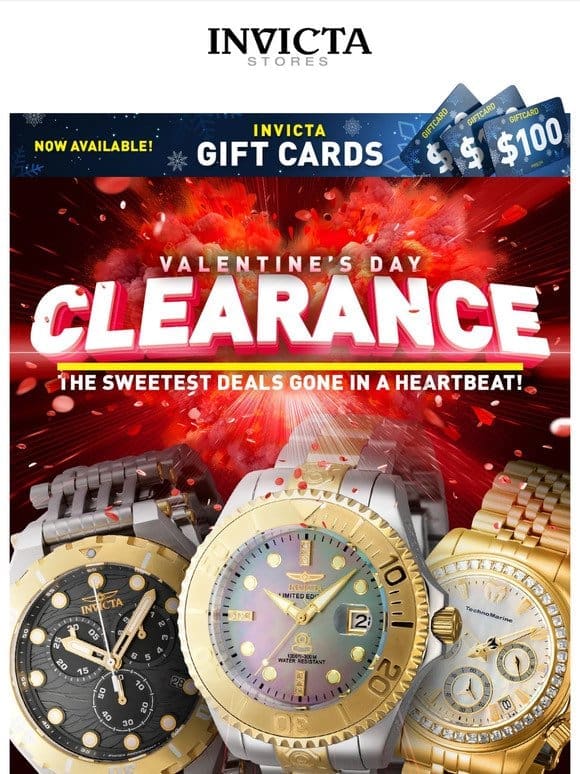 ❤️‍ V-Day CLEARANCE❤️‍ HEART-POUNDING Deals❗️