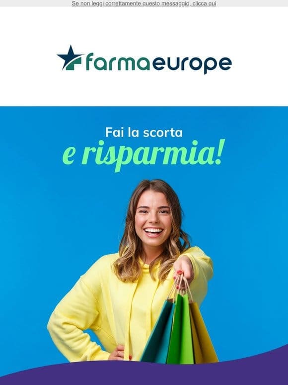 ️ Affrettati: -10% oggi fare la scorta conviene!