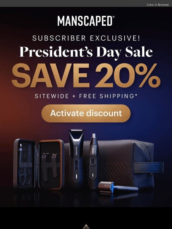 1 day left to shop the President’s Day Sale