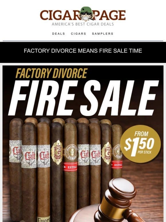 $1.50 Factory divorce Russian roulette deal