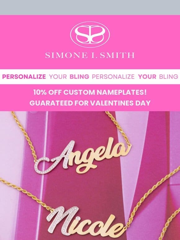 10% Off Custom Nameplates! Today Only!