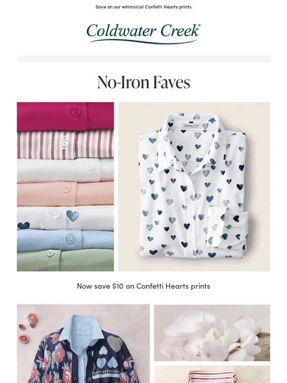 $10 Off These No-Iron Prints