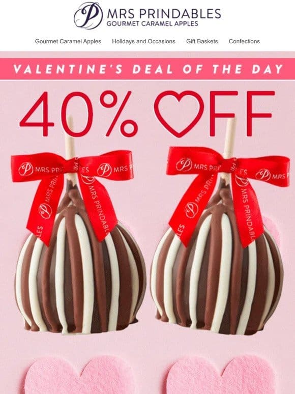 12 Hours Only! 40% Off Valentine’s Day 6-Pack ⏳