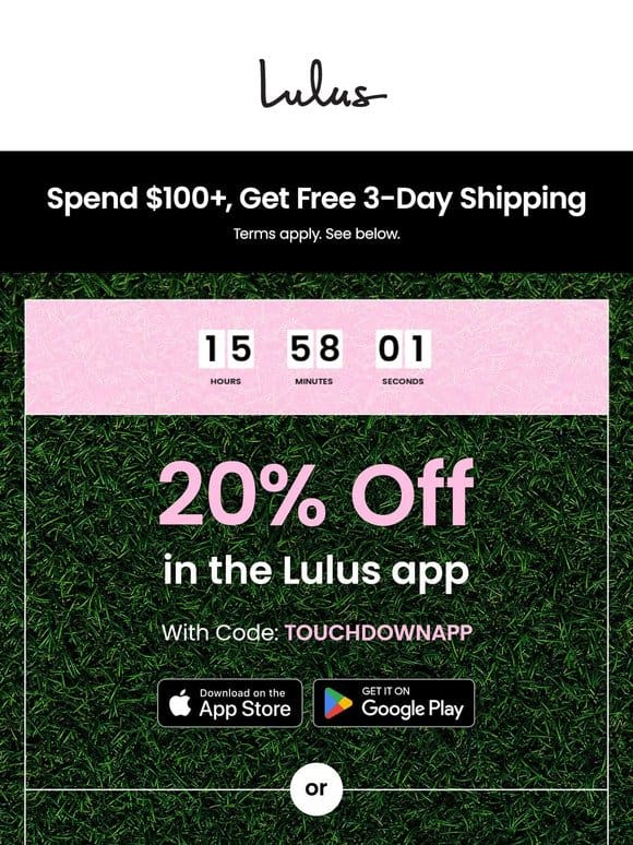 Lulus Email Newsletters Latest Sales, Deals & Coupons BuxEmail